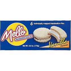 Foto van Mello marshmallow party pie vanilla flavored 6 stuks 170g bij jumbo