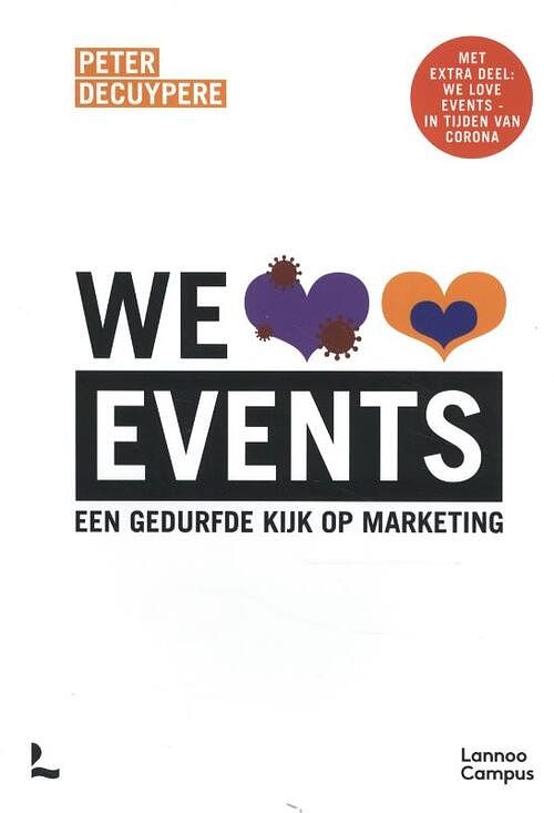 Foto van We love events - peter decuypere - paperback (9789401473941)