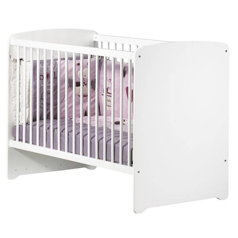 Foto van Baby price babybed 120x60 - 3 posities - wit - nieuw basic