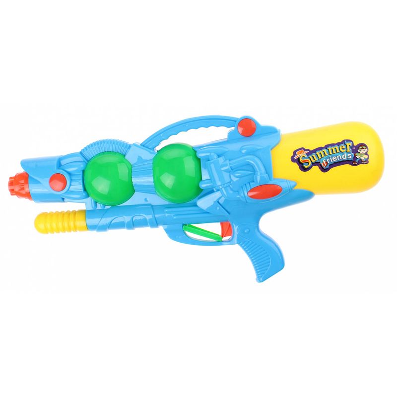 Foto van Kids fun waterpistool summer friends junior 46 cm blauw/geel