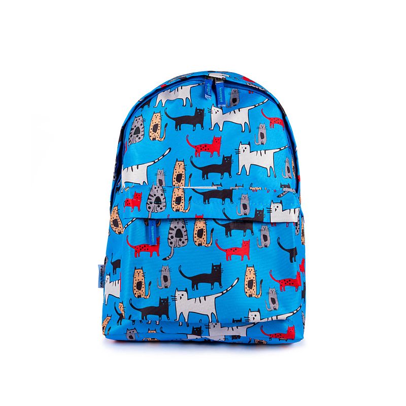 Foto van Biggdesign cats rugzak - rugtas - schooltas - blauw - 43cm