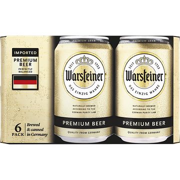 Foto van Warsteiner pils blik 6 x 330ml bij jumbo