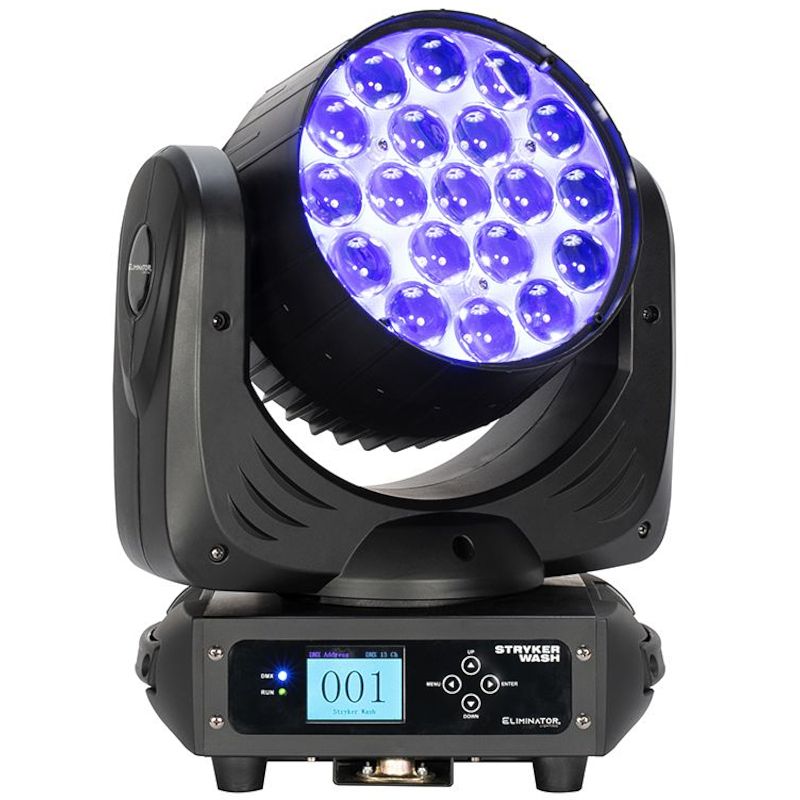 Foto van Eliminator stryker wash led moving head