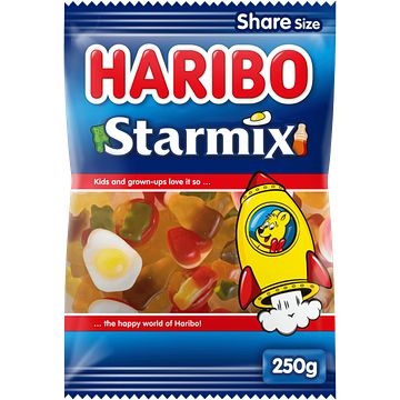 Foto van Haribo starmix 250g bij jumbo