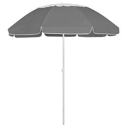 Foto van Vidaxl strandparasol 300 cm antracietkleurig