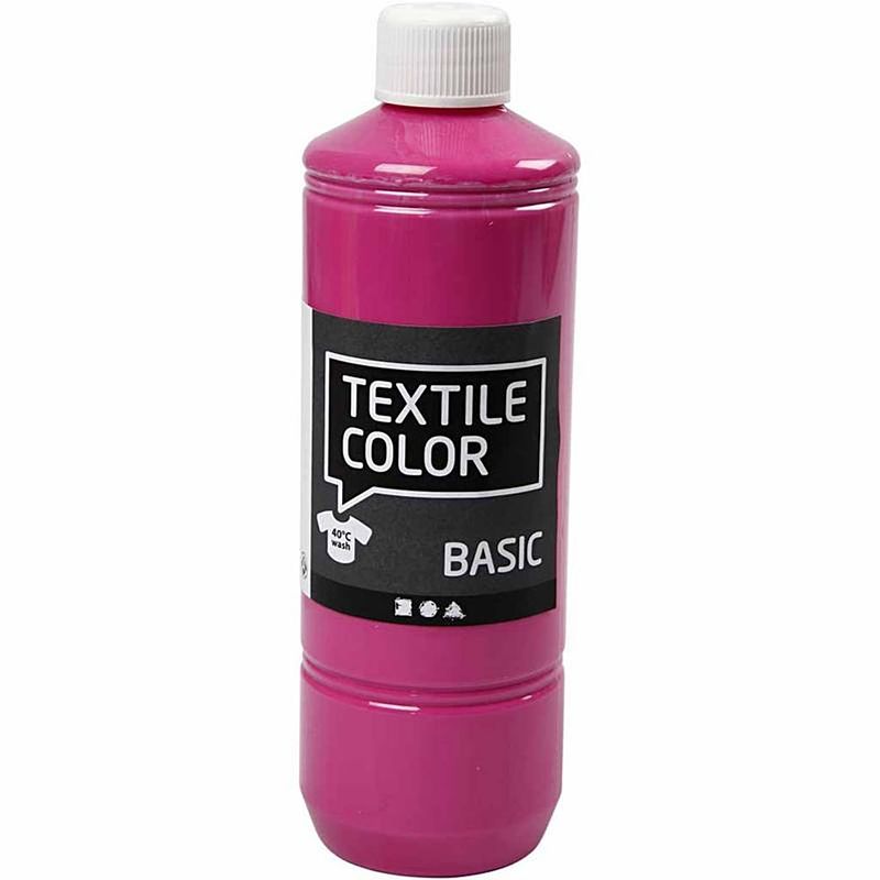 Foto van Packlinq textile color. roze. 500 ml/ 1 fles