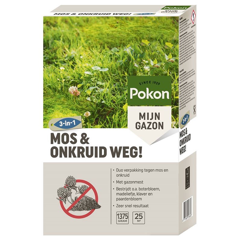 Foto van Mos & onkruid weg! (3-in-1) 1375gr