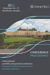 Foto van Conference proceedings - i international scientific and practical conference "empirical and theoretical levels of scientific cognition" - inter sci - ebook