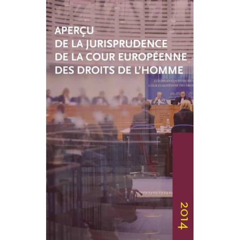 Foto van Aperçu de la jurisprudence de la cour européenne