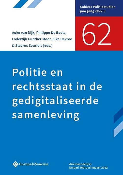 Foto van 62-politie en rechtsstaat in de gedigitaliseerde samenleving - paperback (9789463713504)