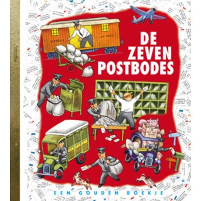 Foto van De zeven postbodes - gouden boekjes