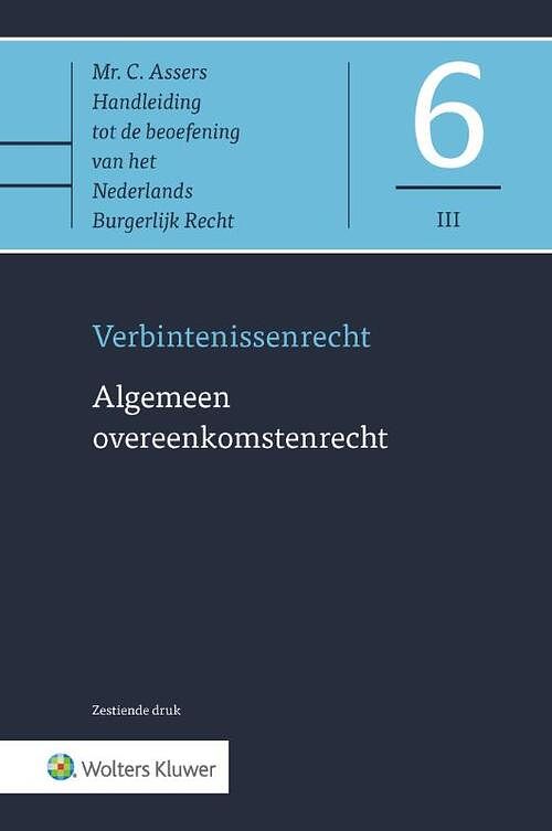 Foto van Asser 6-iii algemeen overeenkomstenrecht - hardcover (9789013168594)