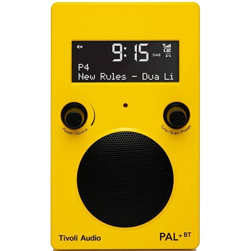 Foto van Tivoli dab+ radio pal + bt (geel)