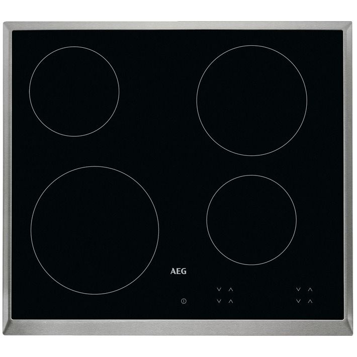 Foto van Aeg hk624000xb keramische inbouwkookplaat zwart