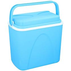 Foto van Blauwe camping koelbox 24 liter - koelboxen