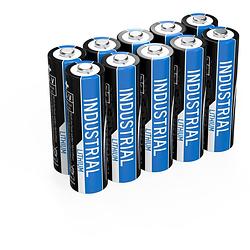 Foto van Ansmann lithium industrial fr6 aa batterij (penlite) lithium 3000 mah 1.5 v 10 stuk(s)