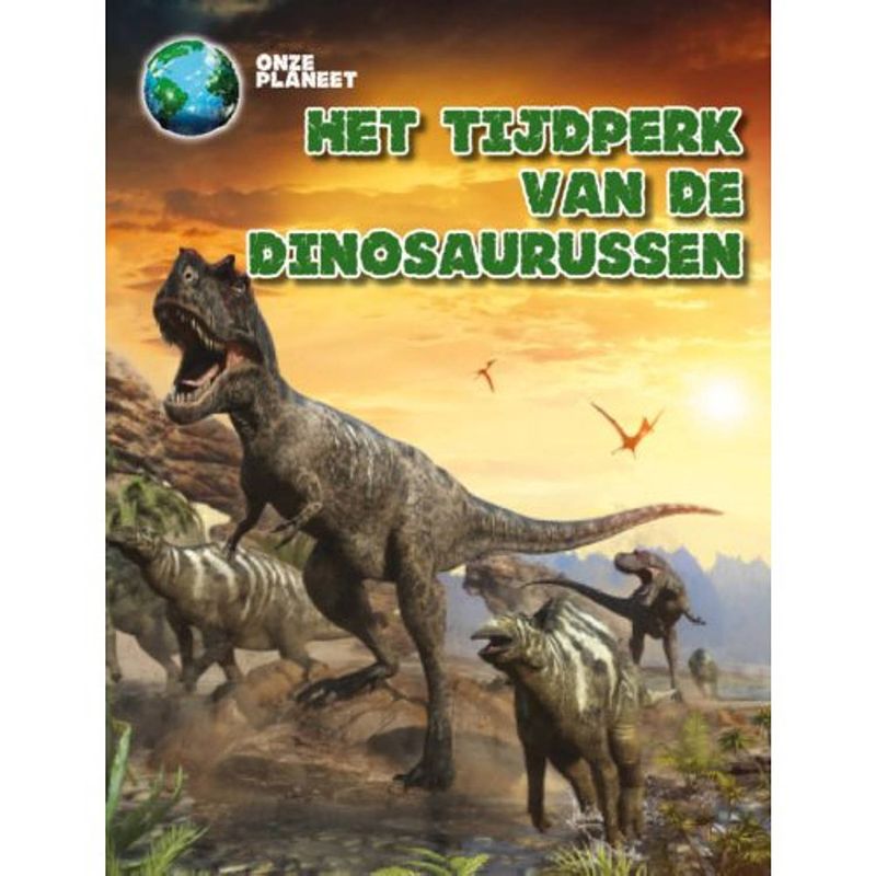 Foto van Het tijdperk van de dinosaurussen - onze planeet