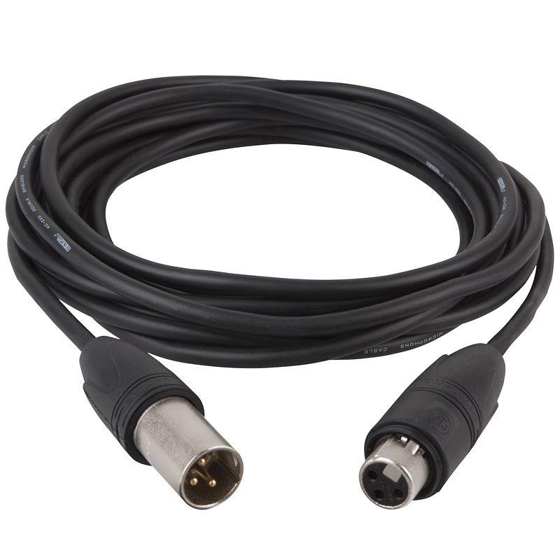 Foto van Dap fl82 dmx-kabel xlr 3-pins m-f met neutrik xx-hd serie 10 meter