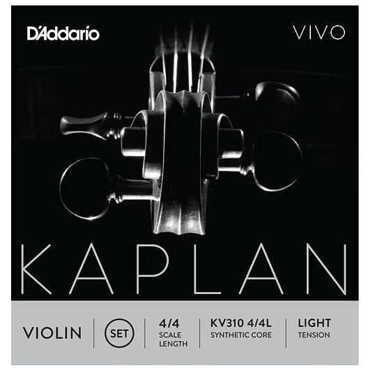 Foto van D'saddario kaplan vivo kv310 4/4 light vioolsnaren set