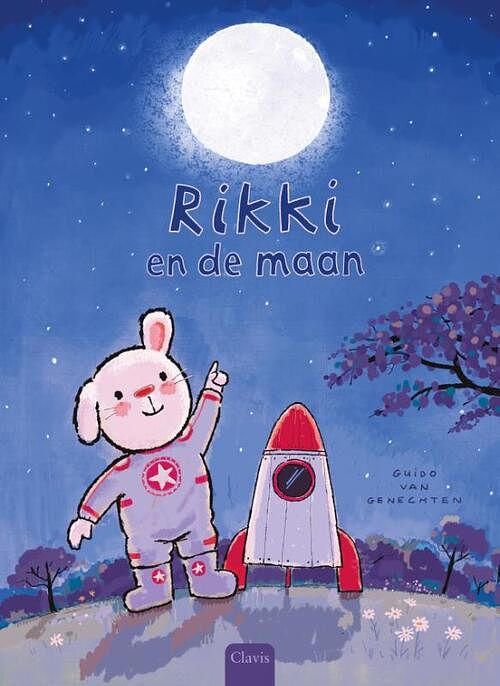 Foto van Rikki en de maan - guido van genechten - hardcover (9789044850826)