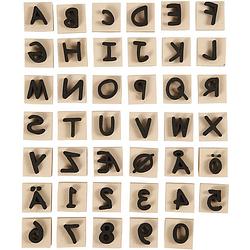 Foto van Creotime foam stempels letters & cijfers 3 x 3 cm 41-delig