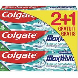 Foto van Colgate max white tandpasta micro kristallen 75ml bij jumbo