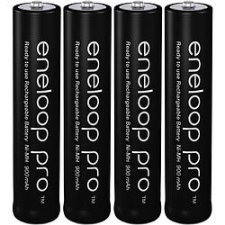 Foto van Panasonic eneloop pro hr03 oplaadbare aaa batterij (potlood) nimh 900 mah 1.2 v 4 stuk(s)