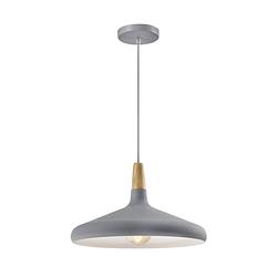 Foto van Quvio hanglamp rond grijs - quv5132l-grey