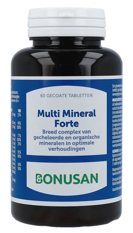 Foto van Bonusan multi mineral forte tabletten