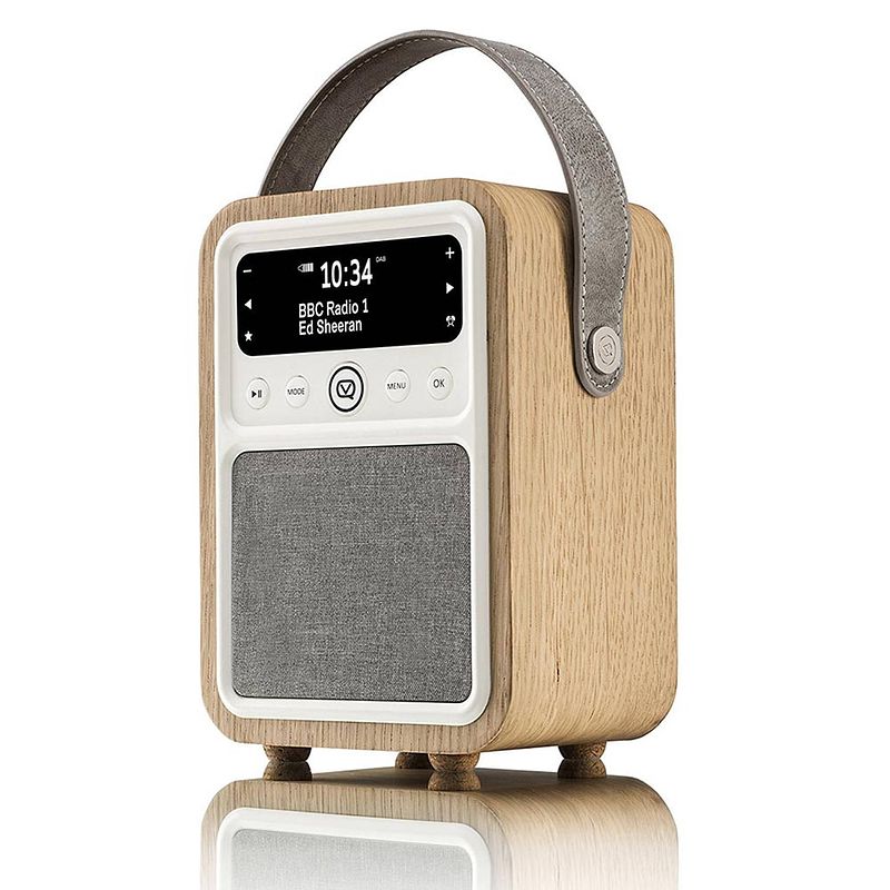 Foto van View quest monty retro wekkerradio oak