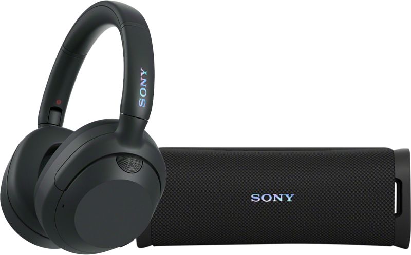 Foto van Sony ult wear zwart + sony ult field 1 zwart