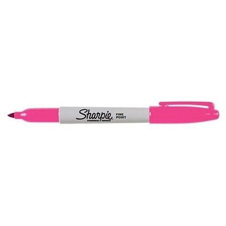 Foto van Sharpie roze permanent marker fine point