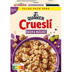 Foto van Quaker cruesli rozijn ontbijtgranen 850gr bij jumbo