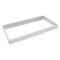 Foto van Led paneel 30x60 - aigi - opbouw frame - aluminium - wit