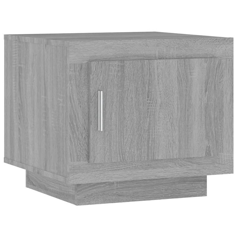 Foto van The living store salontafel gray sonoma eiken - 51x50x45 cm - stijlvol en praktisch