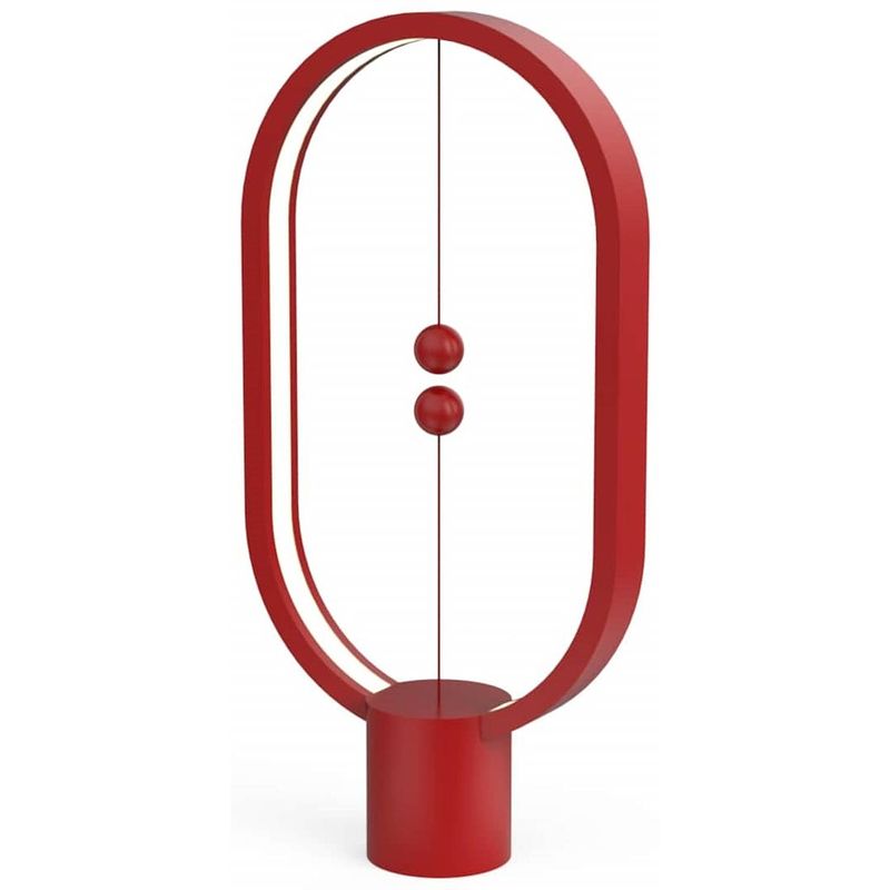 Foto van Designnest tafellamp heng balance 20 x 40 cm rood/warm-wit