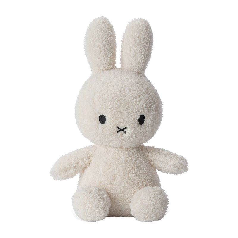 Foto van Miffy sitting terry light grey - 23 cm - 9's's