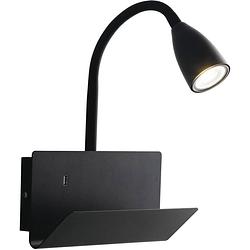 Foto van Eco-light i-gulp-ap ner wandlamp gu10 led zwart