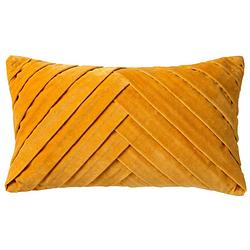 Foto van Dutch decor - femm - kussenhoes velvet 30x50 cm - golden glow - geel