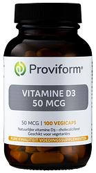 Foto van Proviform vitamine d3 50mcg vegicaps