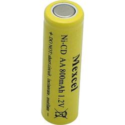 Foto van Mexcel daa800b speciale oplaadbare batterij aa (penlite) flat-top nicd 1.2 v 800 mah