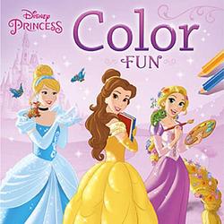 Foto van Disney kleurboek color fun princess 22 cm