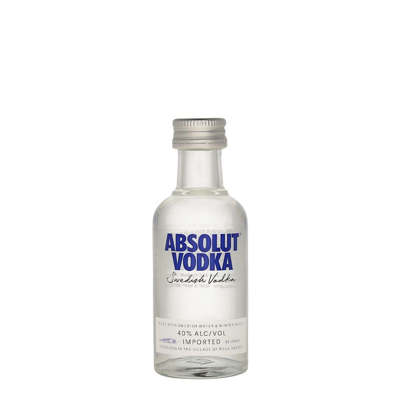 Foto van Absolut vodka 12 x 5cl wodka