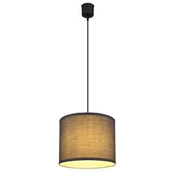 Foto van Industriële hanglamp nathan - l:28cm - e27 - metaal - zwart