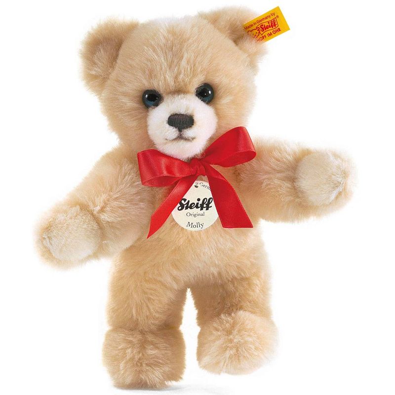 Foto van Steiff knuffel teddybeer molly. blond - 24 cm