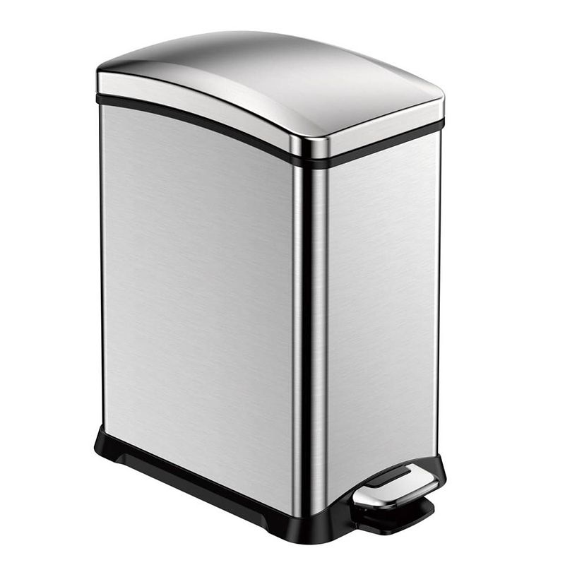 Foto van Eko new rejoice step bin pedaalemmer - 15 l - matt steel