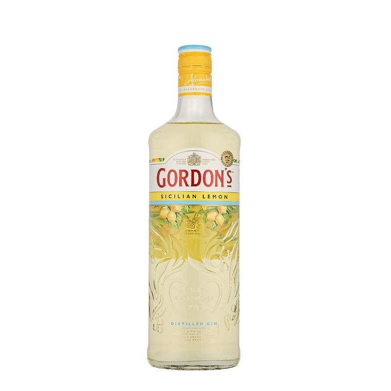 Foto van Gordon'ss sicilian lemon distilled gin 70cl