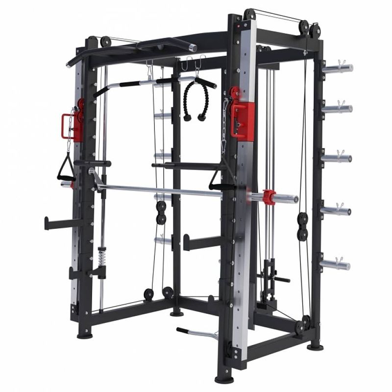 Foto van Gorilla sports multifunctionele smith machine full body training