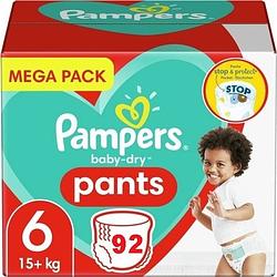 Foto van Pampers - baby dry pants - maat 6 - megapack - 92 luierbroekjes - 9/15 kg