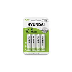 Foto van Hyundai - oplaadbare aa batterijen - 2000mah - 4 stuks